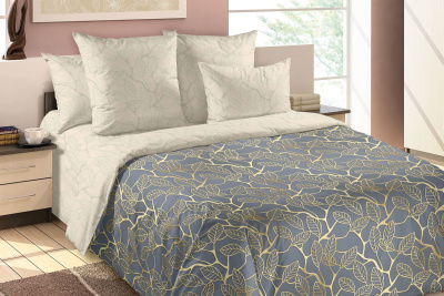 Постельное белье Золотой день 1, Перкаль серый